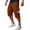 Wine -BE05, variant on Nestiefly Men's Casual Drawstring Capri Cargo Pants, New 3/4 Knee Length Shorts, Stretch Elastic Summer Loose Fit Wine 3XL