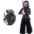 thumbnail image 2 of Disfraz de Kylo Ren para niños Star Wars El último Jedi Kylo Ren disfraces de Cosplay máscara uniforme traje ropa de fiesta de Halloween para niños, 2 of 4