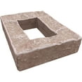 thumbnail image 5 of Ekena Millwork 4"W x 3"D x 7 7/8"H Universal Electrical Cover for StoneWall Faux Stone Siding Panels, Shasta, 5 of 5