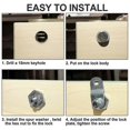 thumbnail image 3 of 6 Pack Upgraded Cam Lock RV Storage Locks, Keyed Alike 5/8 Inch Cabinet Locks for RV Storage Door To, 3 of 5