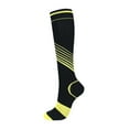 thumbnail image 2 of Lroveb Compression Socks for Women Men Socks Color Strip Elastic Socks, 2 of 3