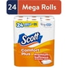 Scott ComfortPlus Toilet Paper, 24 Mega Rolls