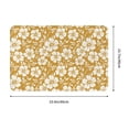 thumbnail image 3 of Bingfone Rose Flowers Door Mat 16"x24" Front Entrance Non-Slip Low Profile Washable for Entryway, 3 of 7