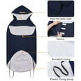 thumbnail image 5 of Extra Large Hooded Dog Raincoat With Reflective Strips 100% Waterproof Dog Rain Jacket, 5 of 5
