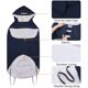 thumbnail image 5 of Chaqueta impermeable para perro con capucha extra grande con tiras reflectantes 100% impermeable, 6xl,11 Afortunado Sencillez, 5 of 5