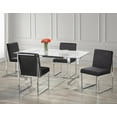 thumbnail image 1 of Alissa Dining Set, 5-Piece, Black, 1 of 2