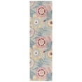 thumbnail image 2 of SAFAVIEH Bellagio Nita Floral Runner Rug, Gray/Pink, 2'3" x 8', 2 of 10