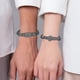 thumbnail image 4 of pstuiky Pulsera de acero inoxidable para pareja con cierre de seguridad., 4 of 4