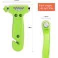 thumbnail image 4 of 6-in-1 Car Safety Hammer (Glow-in-Dark), Emergency Escape Tool with Window Breaker and Seat Belt Cutter for First Responders and Roadside Safety Kits, Life-Saving Hammer Gift for Family, 4 of 14