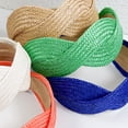 thumbnail image 5 of Natural Straw Woven Headband Wide Elastic Hair Accessory Breathable Unisex Hair Ornament For Outdoor Activity, 5 of 9