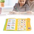 thumbnail image 4 of Spanish Learning Sound Book, Animals Numbers Kids Electronic Sound Book Alphabet Educational Fruits Colors Improve Curiosity  For Home Play Orange,Green, 4 of 8