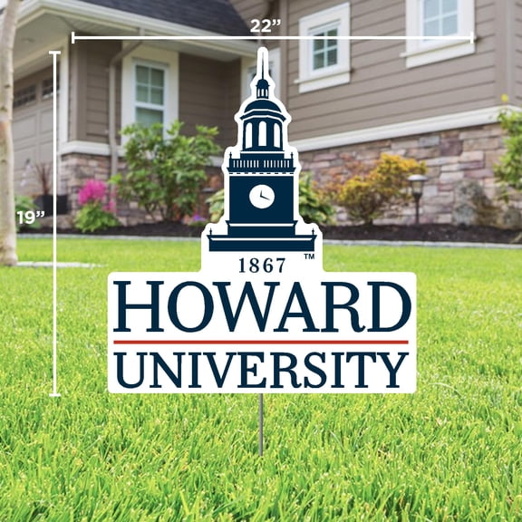 Howard University Main Mark Lawn Sign