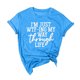 thumbnail image 4 of ICHUANYI Clearance Women Girls Plus Size Print Tees Short Sleeve Round Neck T Shirt Blouse Tops(Sky Blue, M) ICHUANYI WER2023081017838, 4 of 7