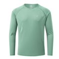 thumbnail image 2 of T-Shirt de Protection anti-UV 50+ pour Hommes 2023, Col Rond, Manches Longues, Pêche, Randonnée, Entraînement, Extérieur, 2 of 5
