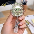 thumbnail image 3 of Custom Disney Star Wars Badge Reel, Disney Galaxy Acrylic ID Holder, Funny Han Solo Goofy Stormtrooper Reel,star Wars Fan C2CI09-02, 3 of 9