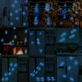 thumbnail image 2 of Pegatinas que brillan en la oscuridad huellas navideñas luminosas verde azul pared habitación techo dormitorio decoración para Navidad Fokelyi HMFJ232-10, 2 of 3