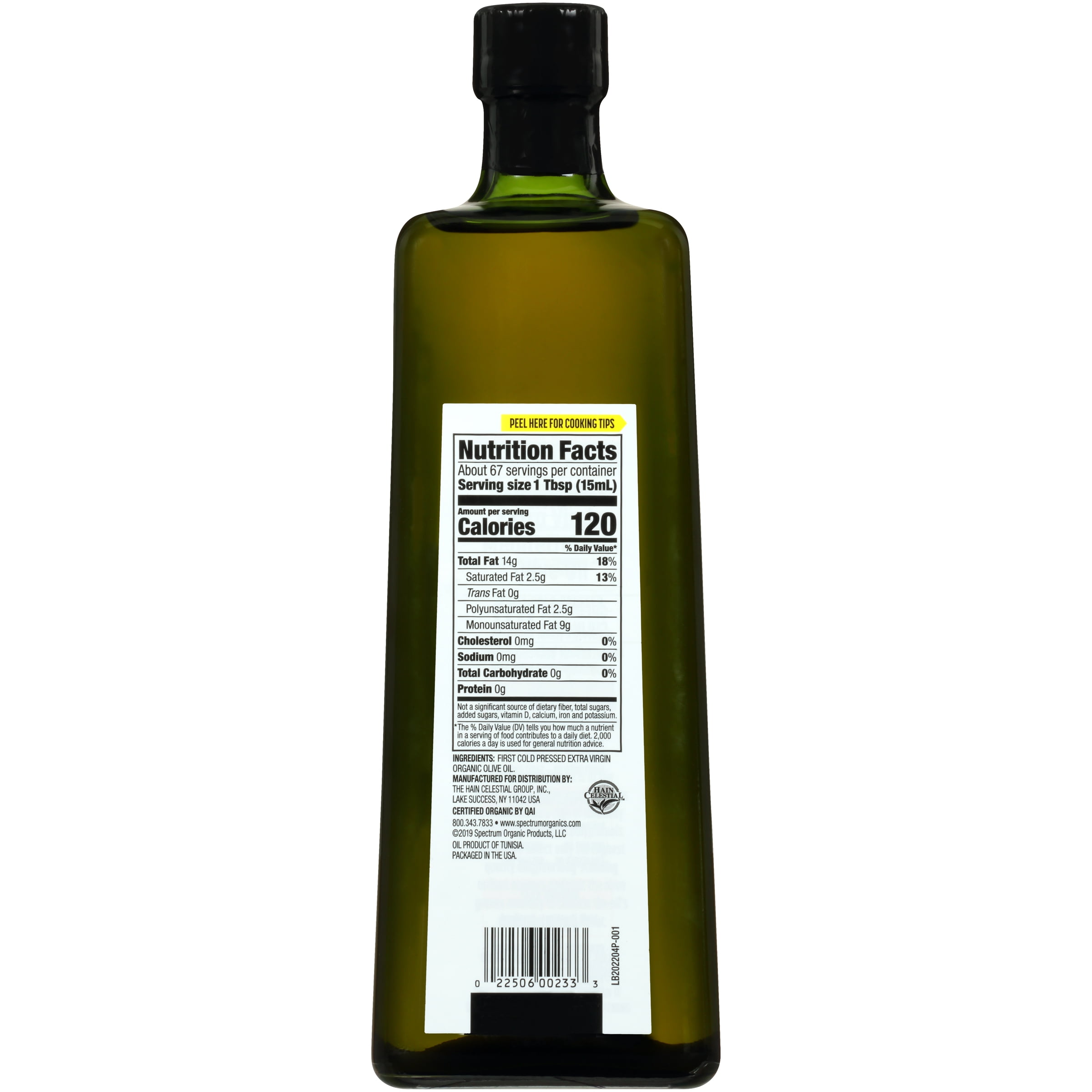Spectrum Naturals Organic Extra Virgin Mediterranean Olive Oil