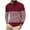 #246-Wine, variant on Donemore Men's Long Sleeve Stand Collar Zip-Up Pullover Shirt Striped Print Casual Business Top Trendy Sporty Style Design