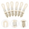 thumbnail image 3 of MasteelfCA 6pcs Creative Towel Clips Hooks Convenient Towel Clips with Loops Towel Holders, 3 of 8