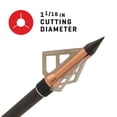 thumbnail image 5 of Allen Company Lightning XST Archery Broadheads, Aluminum and Steel, 3-Pack, 100-Grains, 5 of 8