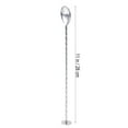 thumbnail image 2 of 1 Pc Creative Stainless Steel Bar Cocktail Mixing Spoon Spiral Pattern Long Handle Stirring Spoon(ZX021), 2 of 6