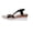Black, variant on Bohemian Platform Wedge Sandals for Women, Ethnic Beads T-Strap Thong Flip Flops, Cork Sole Espadrille Summer Beach Sandals with Ankle Strap