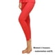 thumbnail image 5 of Qarigey Ropa interior térmica para hombre, pantalones de algodón, Color sólido, cómodos, Otoño Invierno, mallas de longitud completa, Ropa interior Mujer Rojo SG, 5 of 6