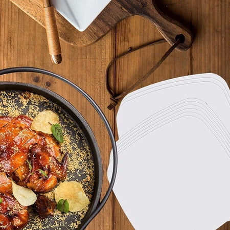 Air Fryer Non-Stick Baking Oil Paper Steamer Paper Household Barbecue Paper Wood Color 8.5 Inch YIWEI