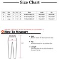 thumbnail image 3 of Lilgiuy Women's Multi Pocket Bandage Loose Slim Casual Pants High Waist Straight Tube Tooling Woven Pants Black 8(L) Fall Fashion for 2022 Spring Winter, 3 of 5