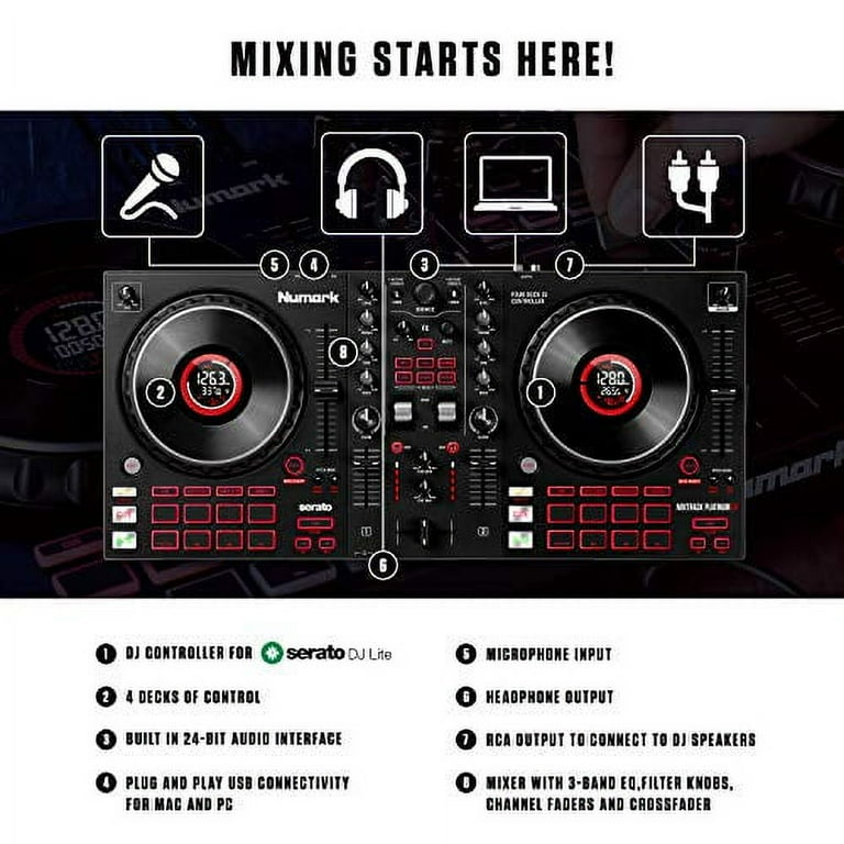 Numark Mixtrack Pro FX 2-Deck DJ Controller