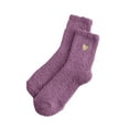 thumbnail image 7 of CYSFASHION Fuzzy Socks for Women Compression Home Slipper Winter Fashion Sleeping Trendy Fall Fashion Warmer Christmas Gifts Ankle Socks Purple, 7 of 7