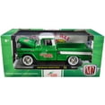 thumbnail image 3 of 1958 Chevrolet Apache Cameo Pickup Truck Green with White Top and White Stripes "Turtle Wax" Ltd Ed to 6880 pcs 1/24 Diecast Model Car by M2 Machines, 3 of 3