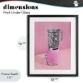 thumbnail image 4 of Stupell Industries Contemporary Disco Drink Blender over Pink Black Framed Print Under Glass, 13 x 16, by LISH Creative, 4 of 8