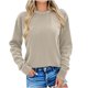 thumbnail image 3 of Camisas de trabajo para mujer,Camisa de pana para mujer, cuello de solapa, manga corta, blusa informal con botones para uso diario, sopatenor, 3 of 9