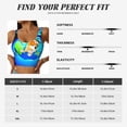 thumbnail image 6 of Lsque Bluey Printed Women'S Sports Bra, Compression, Moisture Wicking, High-Impact Sports Bra For Women,Supportive sports bra-Large, 6 of 9
