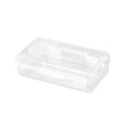 thumbnail image 6 of Sahpxhe 2-Pack Simple Plastic Transparent Pencil Box,Large Capacity Clear Storage Pencil Case with Snap-Tight Lid,Stackable Design for Office Supplies,Size 2.36X7.87X4.33In White, 6 of 9