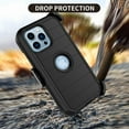 thumbnail image 7 of Takfox Case For Apple iPhone 14/iPhone 14 Plus/,Belt Clip Holster Protective Heavy Duty Shockproof [Full-Body Protection] Kickstand Rugged Cover,Black, 7 of 7