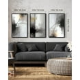 thumbnail image 5 of Drsoum Abstract Wall Art 16x24in3pcs Black Framed Minimalism Print Artwork for Bedroom living room Dining room Kitch, 5 of 7