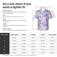 thumbnail image 6 of Lsque Winter With Snowflakes pattern Hawaiian Shirt for Men, Unisex Summer Beach Casual Short Sleeve Button Down Shirts-X-Large, 6 of 9