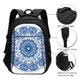 thumbnail image 3 of Balery Blue Watercolor Mochila con carga USB para hombre y mujer - Mochila impermeable y antirrobo para laptop con puerto USB para viajes, trabajo, 3 of 7