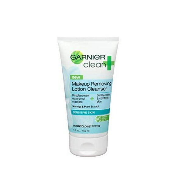 Garnier Clean+ Makeup Removing Lotion Cleanser Sensitive Skin, 5 Fluid