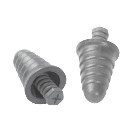 Peltor Next Skull Screws (3M+ Single Use Peltor+ NEXT+ Skull Screws+ Tapered Metallic-Look Foam Uncorded Earplugs With Screw Threads per 120)