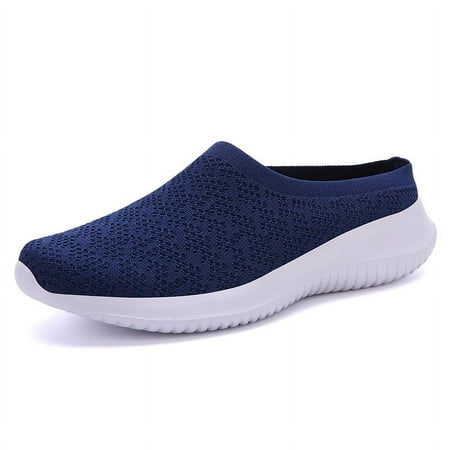 

HOLXI 2024 Mules Shoes for Women Slip on Sneakers Backless Walking Shoes