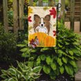 thumbnail image 2 of Caroline's Treasures BB2054GF Papillon Thanksgiving Flag Garden Size , Small, multicolor, 2 of 3