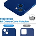 thumbnail image 3 of JETech Ultra Slim (0.35mm Thin) Case for iPhone 13, 6.1-Inch, Camera Lens Cover Full Protection, Lightweight, Matte Finish PP Hard Minimalist Case, Support Wireless Charging (Blue), 3 of 7