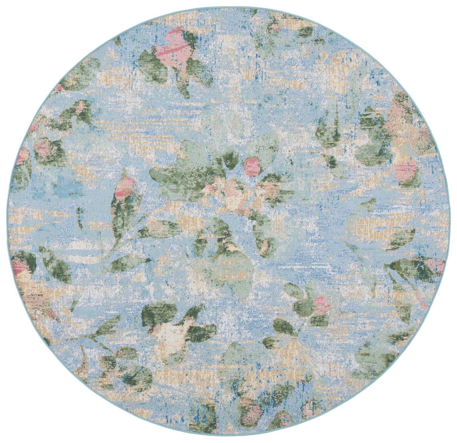SAFAVIEH Barbados Cedric Floral Indoor/Outdoor Area Rug