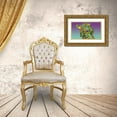 thumbnail image 3 of Dean Russo Collection 24x16 Gold Ornate Wood Framed with Double Matting Museum Art Print Titled - Basset Luv, 3 of 4
