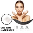 thumbnail image 4 of MasteelfCA 200 Pcs Masque Facial Jetable Extensible Feuille de Masque Facial DIY (Blanc), 4 of 8