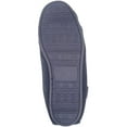 thumbnail image 7 of SNUGRUGS Grace Womens Suede Moccasins with Floral Cotton Inner and Rubber Sole - Navy - US 9, 7 of 7