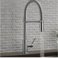 thumbnail image 4 of Trinsic Single Handle Pull-Down Kitchen Faucet with Spring Spout in Arctic Stainless 9659-AR-DST, 4 of 5